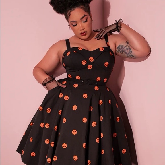 Pumpkin King Maneater Dress Vixen by Micheline Pitt - Picture 2 of 4